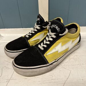 Mens Size 7 - Revenge X Storm Canvas Low Top Yellow Black Women’s Size 8‎